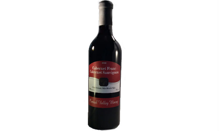 Cabernet Franc Red central valley winery